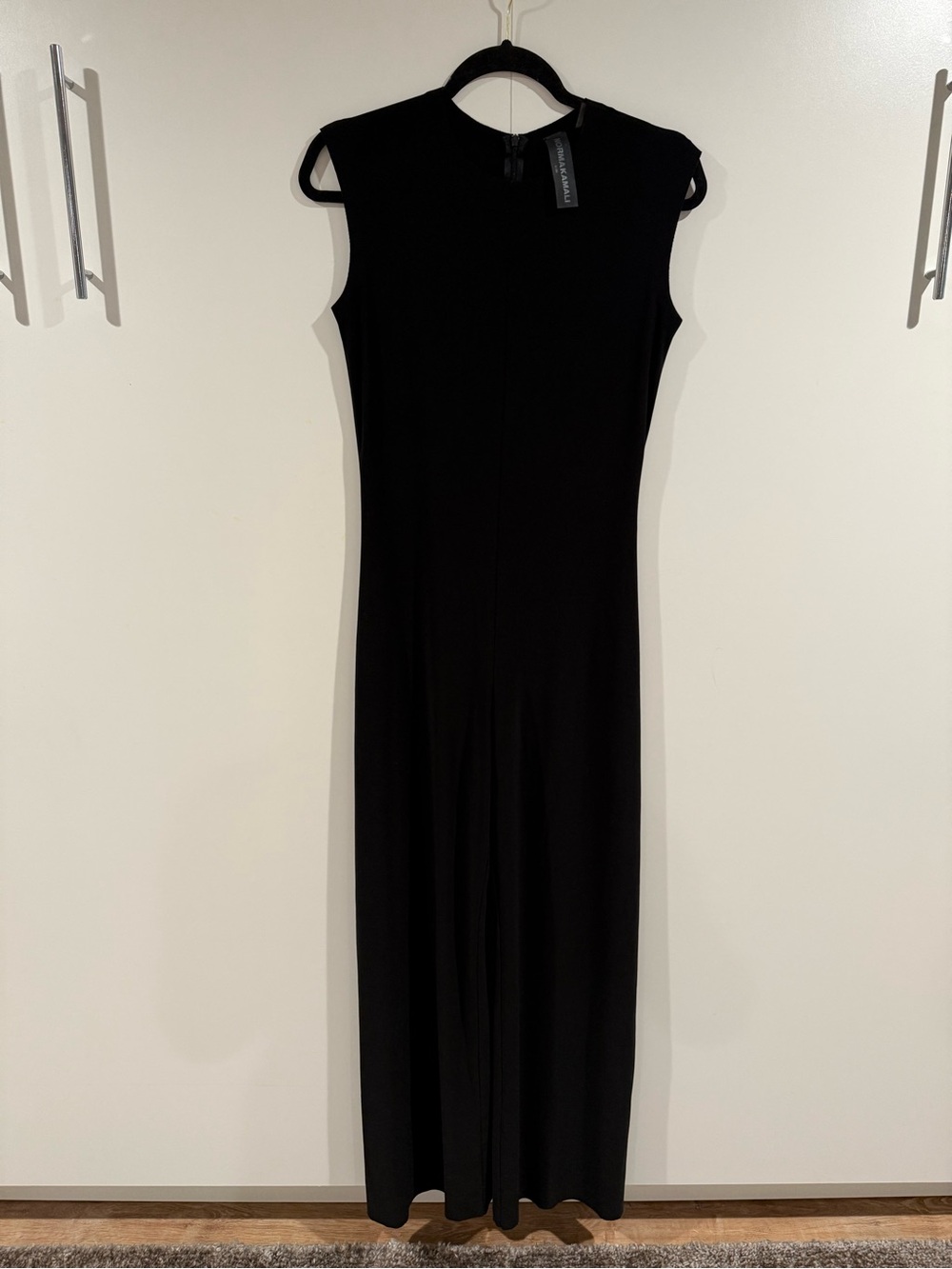 Norma Kamali Black Sleeveless Jumpsuit